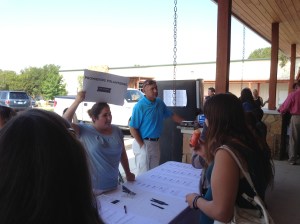 Sign up Table After Church